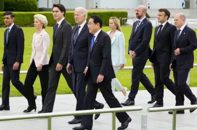 杜魯多在G7峰會上宣布對俄70多項新制裁